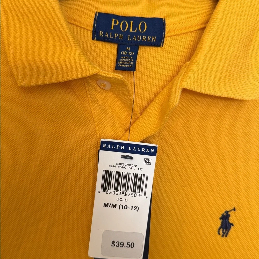 Ralph Lauren Kids Polo Shirt in Yellow